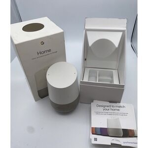 Google Home – Smart Speaker With Google Assistant – White Slate - No Power Cord